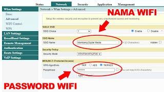 Cara Mengganti Nama dan Password WiFi IndiHome Fiberhome