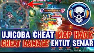 UJICOBA CHEAT MAP HACK & CHEAT DAMAGE ENTUT SEMAR, NGERI CUK! BERHASIL TERNYATA  | MLBB