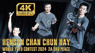 #WYYC2024 2A Final 3rd | Henson Chan Chun Hay | Team C3yoyodesign | World Yoyo Contest 2024