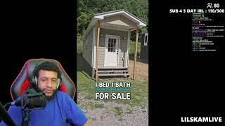 70K SHIPPING CONTAINER HOUSE | LILSKAMLIVE REACTS