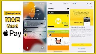 Cara Add MAE Kad di Apple Wallet ApplePay, verification code tak sampai - problem solved (eng sub)