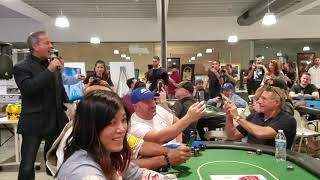 Bruce Buffer "It's Time!" at Mia La Maven charity poker tournament