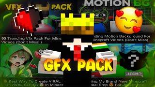 Teending gfx pack and viral motion background for you Minecraft video 