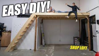 Building a Custom Loft in the Warehouse!