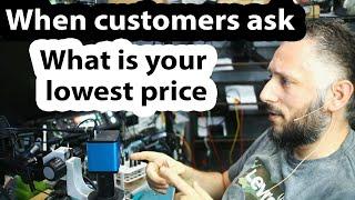 What is your lowest price? How to answer the customer and when to give a discount
