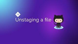 Git for Everybody: Unstaging a file