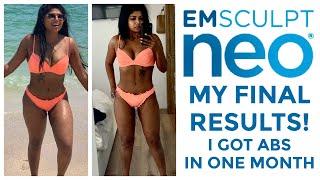 EMSCULPT NEO RESULTS! I did 5 sessions over 5 weeks!