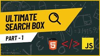 Create JavaScript Search Bar In 10 minutes