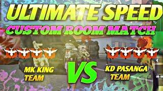 MK KING 4V4 CUSTOM MATCH.  ULTIMATE SPEED , PHOENIX OS