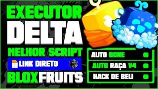 SAIU!Executor Delta ATUALIZADO + Script SEM KEY Blox Fruits  Nova Atualização Roblox Celular/PC