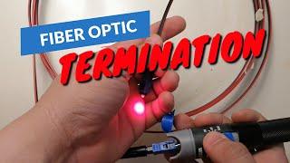 fiber optic termination (do it yourself)