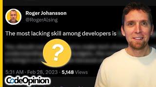 Underrated skill as a developer