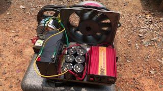 Create Looping Power from 14V AC Generator and 220V Inverter