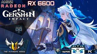 Genshin Impact | version 4.1 | Radeon RX 6600 | Max Settings | 1080p