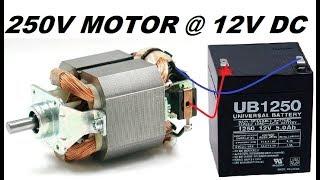 Run a High Torque Mixer/Drill Motor at 12V without any Circuit : Step By Step