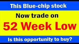 Blue-chip stock | Trade near 52 week low | High discounted stocks | undervalued stocks | oversold