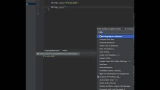 Inject Language Reference in IntelliJ