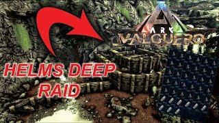 RAIDING HELMS DEEP | 2-Man PvP | Ark Survival Evolved