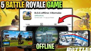 MAY OFFLINE GAME NA SI RULES OF SURVIVAL | TOP 5 BEST BATTLE ROYALE OFFLINE |PUBG,|ROS OFFLINE