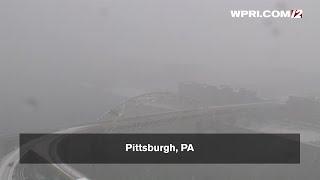 VIDEO NOW: Snow falling in Pittsburgh