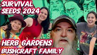 Survival Seeds 2024: Herb Gardens w/ Bushcraft Family