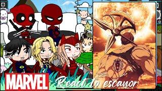 Avengers react to Escanor | meliodas | Gacha life | Marvel MCU | Seven deadly sins