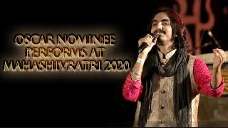 Oscar Nominee, 'Aditya Gadhvi' performs at Mahashivratri 2020 I Sadhguru I Isha foundation