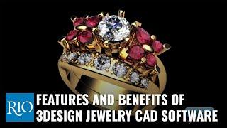 Features and Benefits of 3Design Jewelry CAD Software