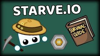 HOW TO SURVIVE STARVE.IO ULTIMATE BEGINNER GUIDE!! iHASYOU