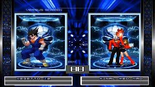 KOF MUGEN  OBSESSION 0.2| TEAM VEGETTO VS TEAM FINAL RED NAO