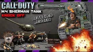 MEGA CONSTRUX CALL OF DUTY Knock Off [ WWII Tank ] Detailed Review