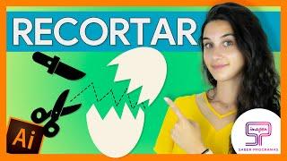  CORTAR OBJETOS en Adobe Illustrator  3 Herramientas para recortar