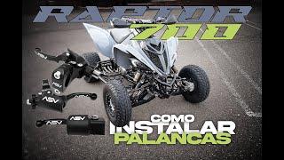 Yamaha Raptor 700 how to install clutch lever & brake levers ASV3.