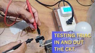 How To Correctly Check A Triac In A Circuit Board