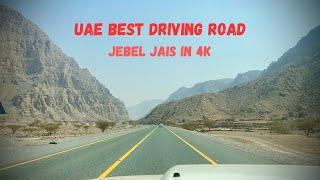 UAE 4K - Jebel Jais scenic route, going down the highest mountain in the UAE