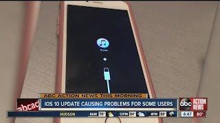 iOS 10 update causing problems for some users