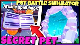 Hatched New Secret Pet ️Pet Battle Simulator️ (ROBLOX)