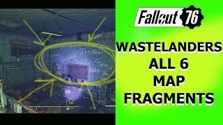 Fallout 76 Wastelanders 6 Map Fragments FOUND