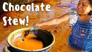 Oaxacan Mole Negro - THE MOST MYSTERIOUS Mexican Food in Oaxaca Village, Mexico!