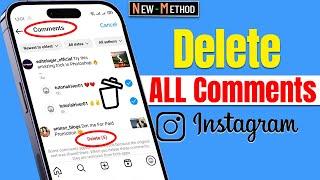 How to Delete all Comments on Instagram 2024