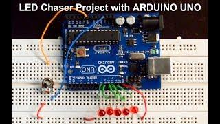 Arduino Projects | LED Chaser Knight Rider