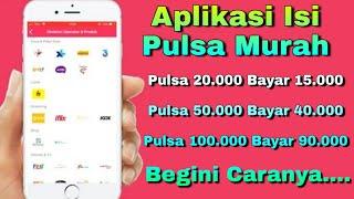 Cara Isi Pulsa Murah di Aplikasi Ini...