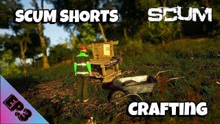 SCUM | Short Tutorial Guide Ep.3 - Crafting, Survival, Blueprints & Skill Level | Hints & Tips