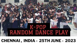 K-Pop Random Dance Play at the All India K-pop Contest Chennai Regional round - Chennai , India