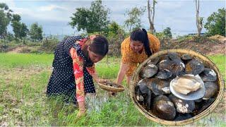 Pick shell take fried with sour recipe cooking countryside - Cooking With Sreyda