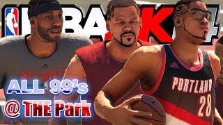 NBA 2K14 - MyCREW Defeating All 99's @ The Park