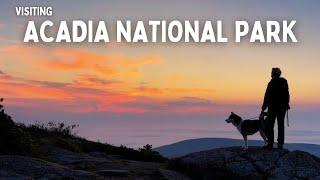 Visiting Acadia National Park with a Dog | Van Camping in Schoodic & Coastal Maine in September