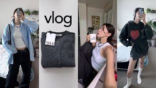 vlog 가을준비 데일리룩. 출근룩(+구독자이벤트 ¸.•*). 언박싱(그로브,리트리버 클럽). 한강공원에서 라면먹고 노을 구경하기. 직장인 일상브이로그