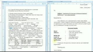 GCC TBC English 40 wpm Personal Letter | Perfect Formatting Information.