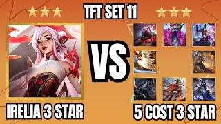 Set 11 IRELIA 3 STAR VS ALL 5 COST UNITS 3 STAR